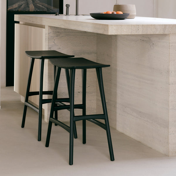 Osso Counter Stool | Oak - Black
