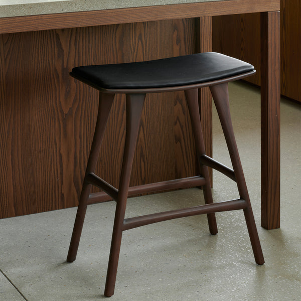 Osso Counter Stool | Teak - Brown