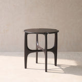 PI Side Table | Mahogany - Dark Brown