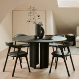 Roller Max Dining Table | Mahogany - Dark Brown (150cm)