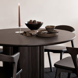 Roller Max Dining Table | Mahogany - Dark Brown (150cm)