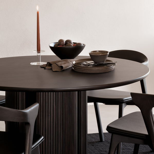 Roller Max Dining Table | Mahogany - Dark Brown (150cm)