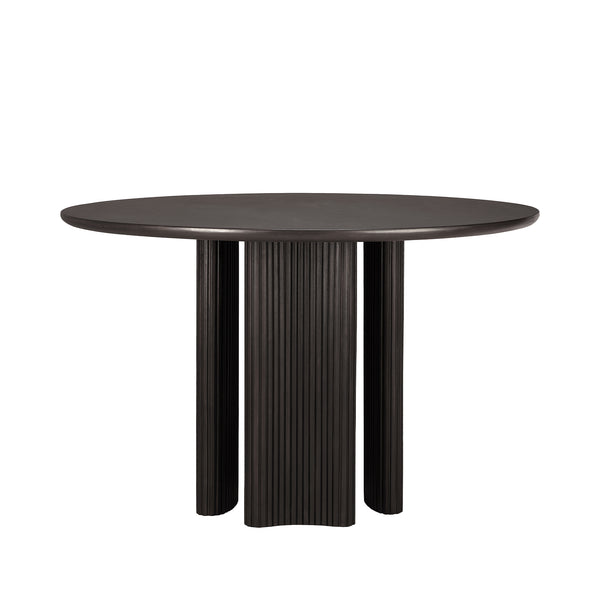 Roller Max Dining Table | Mahogany - Dark Brown (150cm)