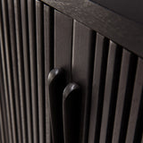 Ethnicraft Roller Max Black Teak Sideboard (224cm). Available at $3500.