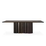Sequence Dining Table | Mahogany - Dark Brown