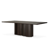 Sequence Dining Table | Mahogany - Dark Brown