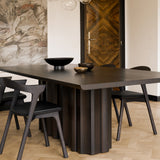 Sequence Dining Table | Mahogany - Dark Brown