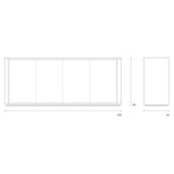 Shadow Sideboard | Oak (203cm) - Originals Furniture