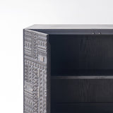 Ethnicraft Teak Tabwa Sideboard (200cm), 4 doors and adjustable shelves