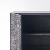 Ethnicraft Teak Tabwa Sideboard (200cm), 4 doors and adjustable shelves