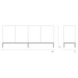 Tabwa Sideboard | Teak (200cm) - Originals Furniture