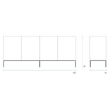 Tabwa Sideboard | Teak (200cm) - Originals Furniture