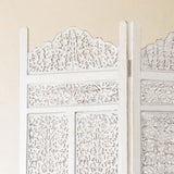 Floral Room Divider | 3 Panels - White - Originals Furniture