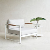 Breeze LX Outdoor Armchair | White (88cm)
