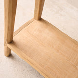Roca Rustic Console with Shelf | Old Teak - Natural
