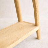 Roca Rustic Console with Shelf | Old Teak - Natural