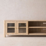 Cetara TV Console | Whitewash (220cm)