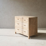 Ledge Chest of Drawers | Old Teak - Whitewash