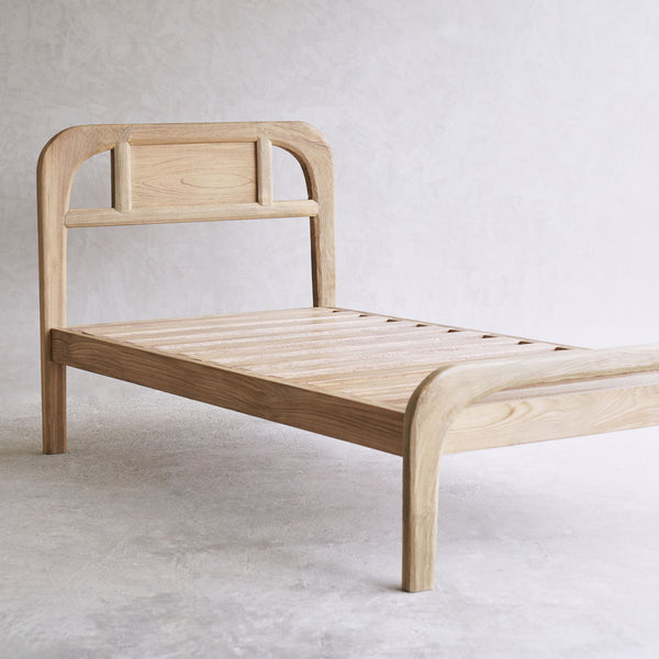 Plough Bed Frame | Teak - Natural (Single)