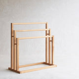 Caybria Towel Rack | Old Teak - Natural (100cm)