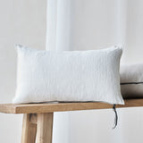 Jacquard Cushion | Stone Washed Kilim - Blanc