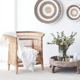 Reversible Throw | Crumpled Washed Linen - Blanc