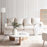 Charlie 3 Seater Fabric Sofa - Oatmeal