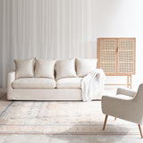 Charlie 3 Seater Fabric Sofa - Beige