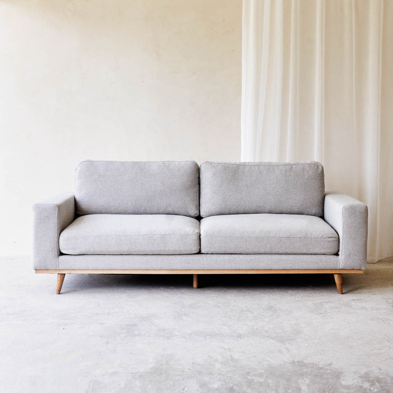 James 3 Seater Fabric Sofa - Grey