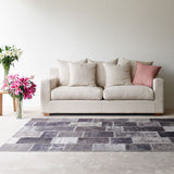 Patchwork Rug | Rustic Grey W186 x L245cm
