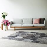 Patchwork Rug | Rustic Grey W186 x L245cm