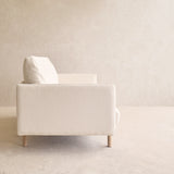 Pensive 2 Seater Fabric Sofa | Blonde Oak - Eva