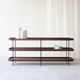 Humla Low Rack | Walnut