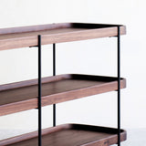Humla Low Rack | Walnut