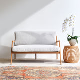 Nysse Sofa | 2 Seater - Bespoke Fabric & Leather (135cm)