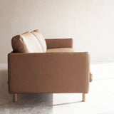 Pensive 2.5 & 3.5 Seater Leather Sofa | Pecan