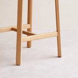 Pinta Fabric Counter Stool | Oak Frame - Gesso