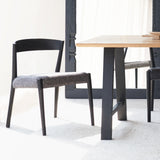 Ronda Dining Chair | Black Frame - Bespoke Fabric - Originals Furniture