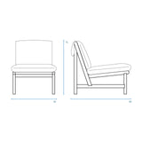 Cantaloupe Armchair | Bespoke Fabric