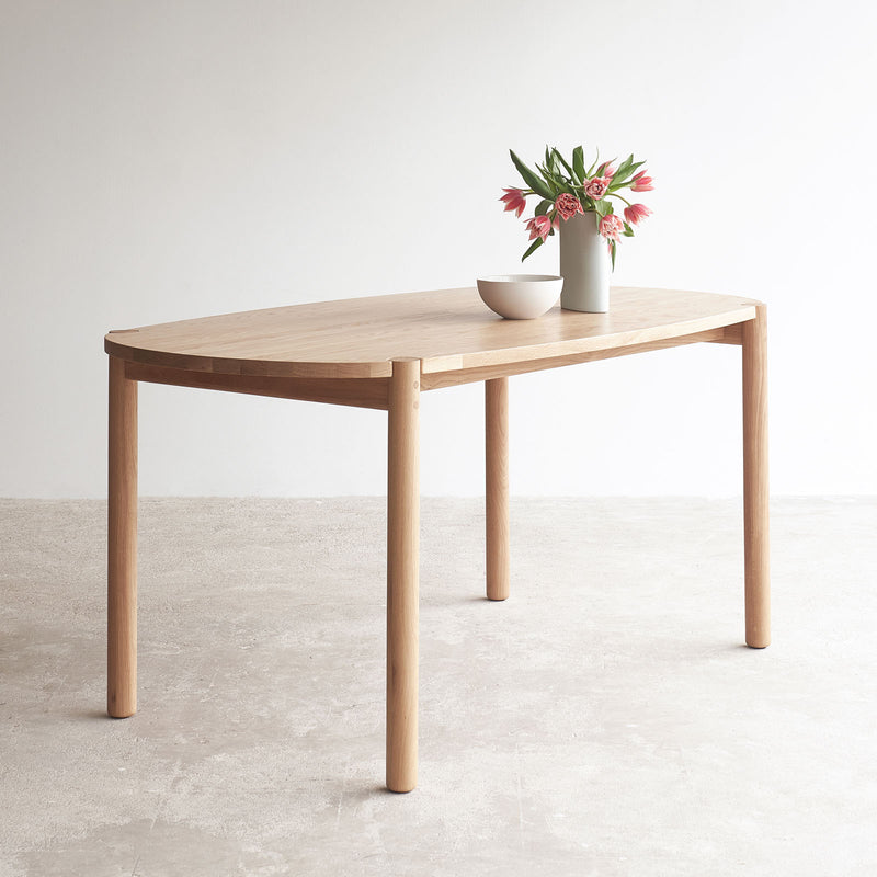 Cove Oak Dining Table from Sketch
