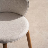Glide Dining Chair | Oak - Bespoke Fabric