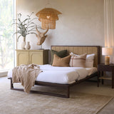 Hover Bed Frame | Espresso Oak - Toffee (SG Queen)