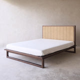 Hover Bed Frame | Espresso Oak - Toffee (SG Queen)