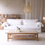 Island Fabric Sofa | Flanders White