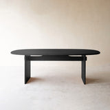 Kelly Dining Table | Black Oak