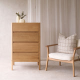 Nell Chest of Drawers | Oak (70cm)