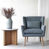 Nelly Armchair with Pivot Side Table
