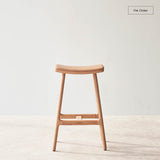 Odd Counter Stool | Oak Frame - Bespoke Leather