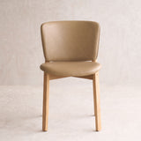 Pinta Leather Dining Chair | Oak Frame - Arena - Originals Furniture