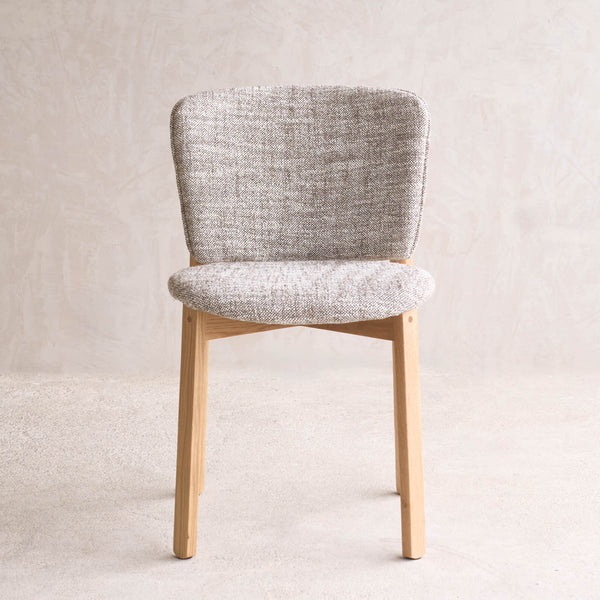 Pinta Fabric Dining Chair | Oak Frame - Malted